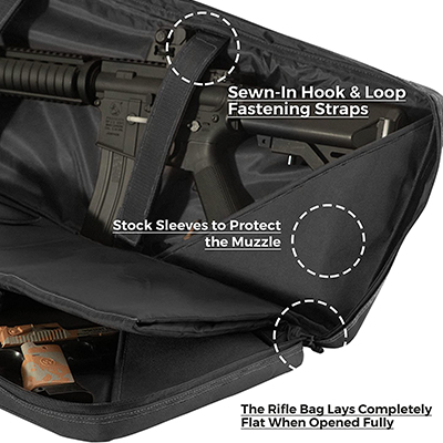Сумка для винтовки AR 15 Dual Rifle Slots