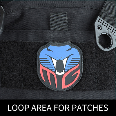 10x12 Plate Carrier Черная петля для Pathces