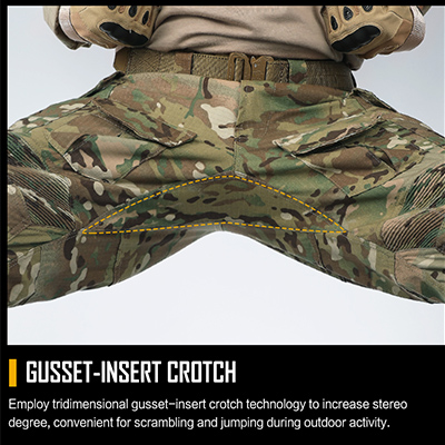 Тактические брюки Army Green Stretch с ромбовидными вставками в промежности