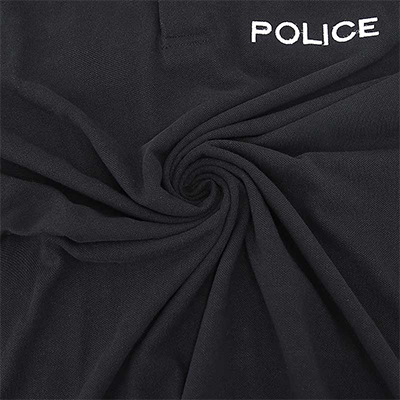 Черные рубашки поло Police Custom Прочные и дышащие ткани